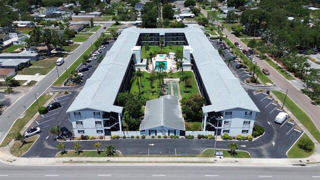 4050 4th St N Unit 205, Saint Petersburg, FL 33703 - aerial view of residential area with a pool area