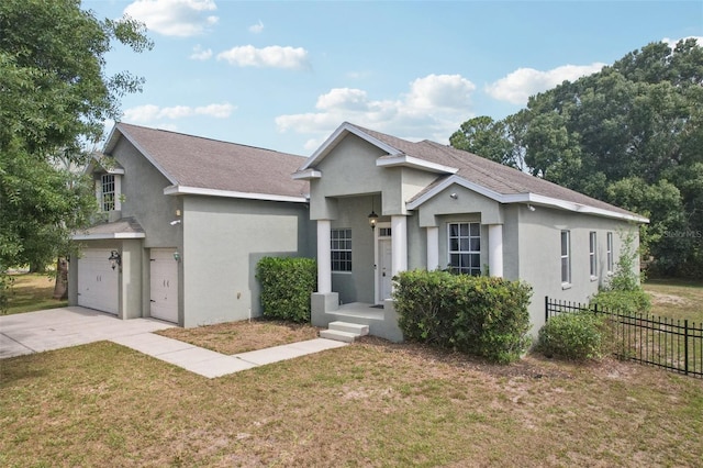 707 9th Ave SW, Ruskin, FL 33570 - ranch-style house featuring stucco siding, driveway, and a shingled roof