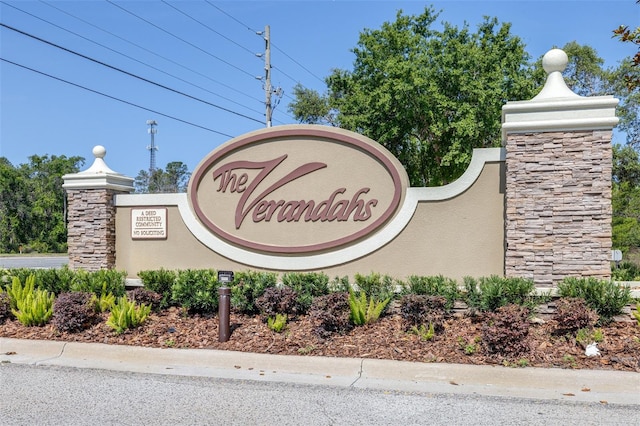 12136 Luftburrow Ln, Hudson, FL 34669 - view of community sign
