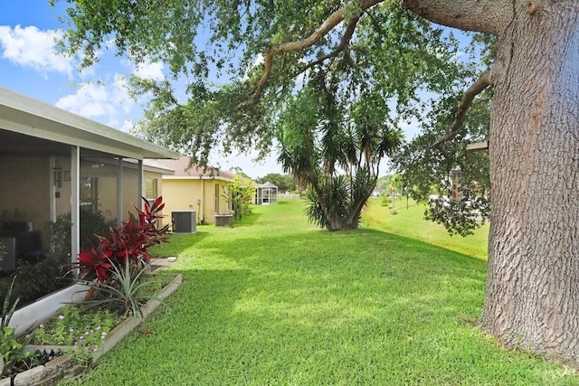 5525 Turtle Crossing Loop, Tampa, FL 33625 - view of green lawn featuring cooling unit