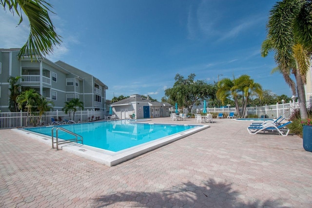 6817 Stones Throw Cir N Unit 17203, Saint Petersburg, FL 33710 - community pool with a patio