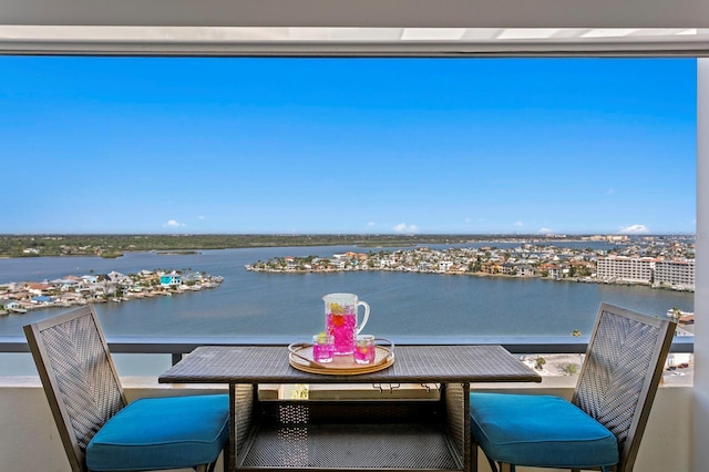 17920 Gulf Blvd Unit 1901, Redington Shores, FL 33708 - balcony featuring a water view