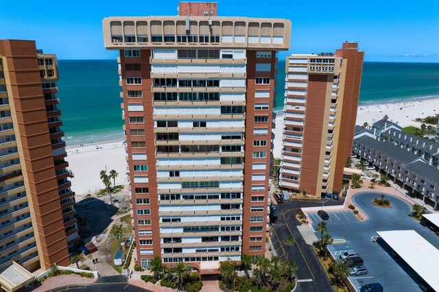 17920 Gulf Blvd Unit 1901, Redington Shores, FL 33708 - view of apartment building / complex with view of water and beach