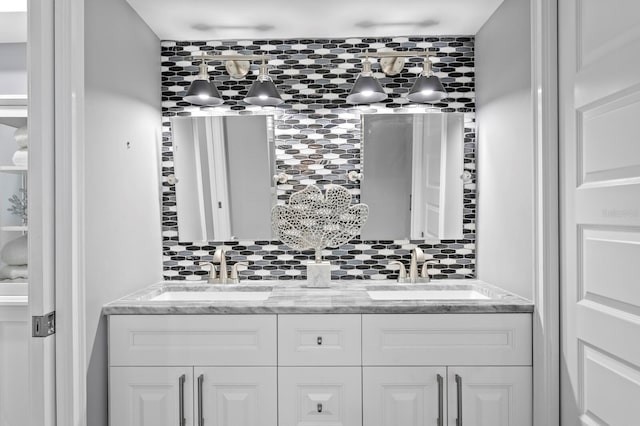 17920 Gulf Blvd Unit 1901, Redington Shores, FL 33708 - full bath featuring tasteful backsplash and double vanity