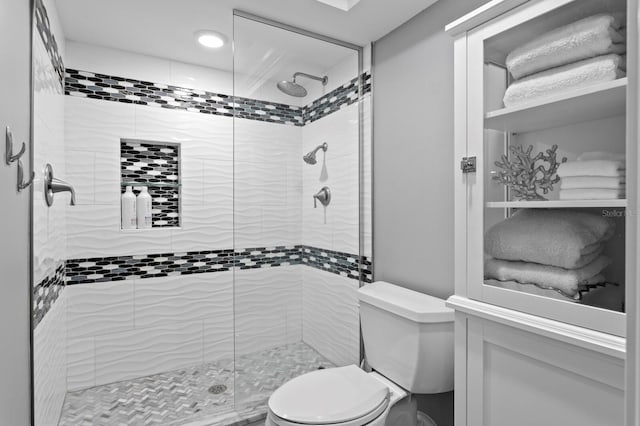 17920 Gulf Blvd Unit 1901, Redington Shores, FL 33708 - bathroom with toilet and a shower stall