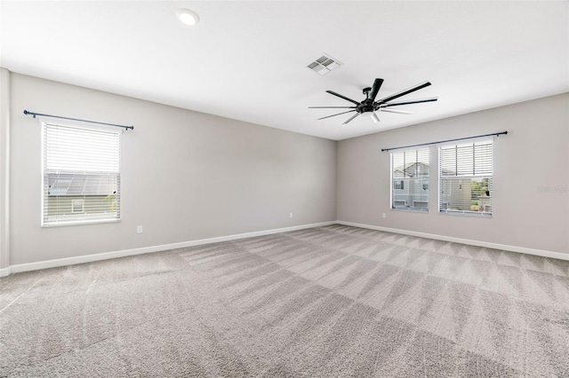 11726 Sunburst Marble Rd, Riverview, FL 33579 - carpeted empty room with ceiling fan and baseboards