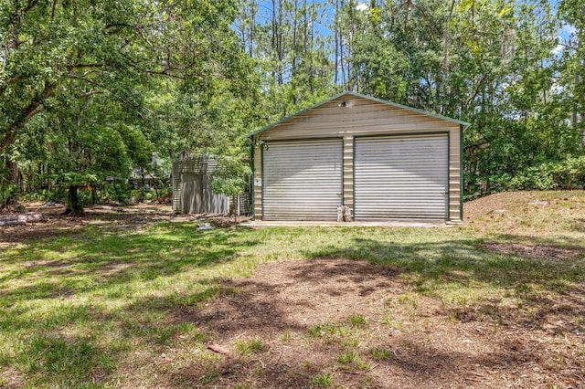 7644 Conrad St, Wesley Chapel, FL 33544 - view of detached garage