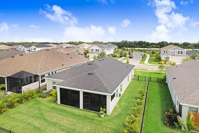 6097 Golden Nettle Dr, Apollo Beach, FL 33572 - aerial perspective of suburban area