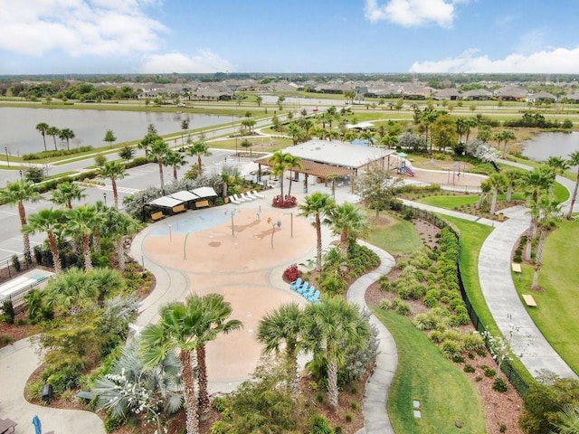 6097 Golden Nettle Dr, Apollo Beach, FL 33572 - bird's eye view of a nearby body of water
