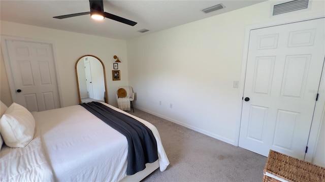 10123 Carp Hollow Rd, Sun City Center, FL 33573 - bedroom with carpet floors, ceiling fan, and baseboards