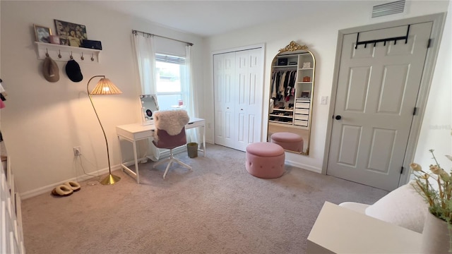 10123 Carp Hollow Rd, Sun City Center, FL 33573 - carpeted office featuring baseboards