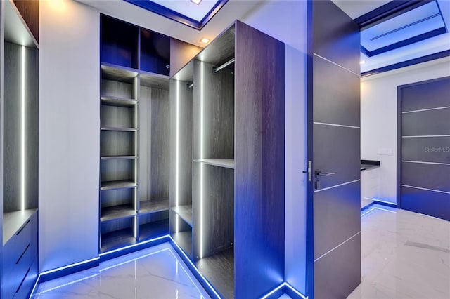 6530 Simone Shores Cir, Apollo Beach, FL 33572 - walk in closet with marble tiled floors
