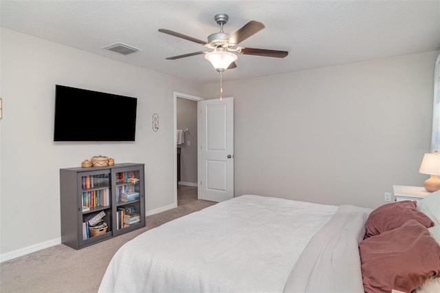 10104 Carloway Hills Dr, Wimauma, FL 33598 - carpeted bedroom featuring baseboards and ceiling fan