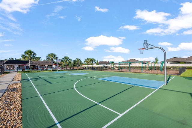12170 Gothic Rd, Spring Hill, FL 34610 - view of sport court with community basketball court