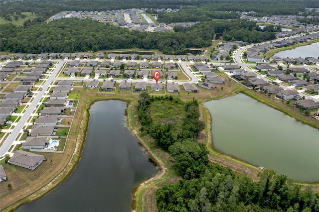 12170 Gothic Rd, Spring Hill, FL 34610 - aerial overview of property's location with a nearby body of water and nearby suburban area
