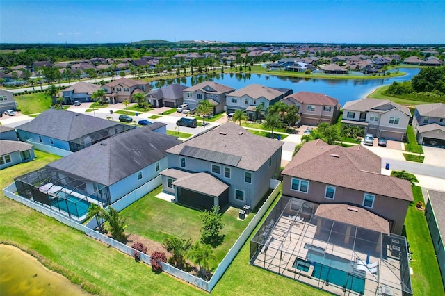 11612 Sunburst Marble Rd, Riverview, FL 33579 - aerial view of residential area featuring a large body of water