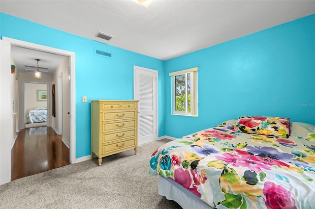 5800 3rd St S, Saint Petersburg, FL 33705 - bedroom with a closet and carpet flooring