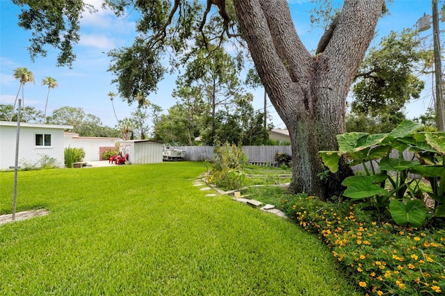 5800 3rd St S, Saint Petersburg, FL 33705 - view of yard featuring an outbuilding
