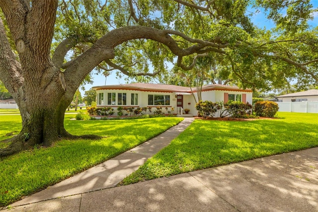 5800 3rd St S, Saint Petersburg, FL 33705 - ranch-style home featuring stucco siding