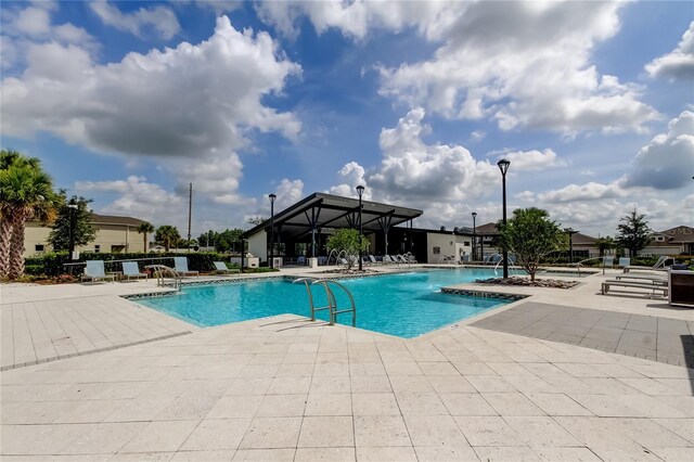 2456 Arbor Wind Dr, Lutz, FL 33558 - community pool with a patio