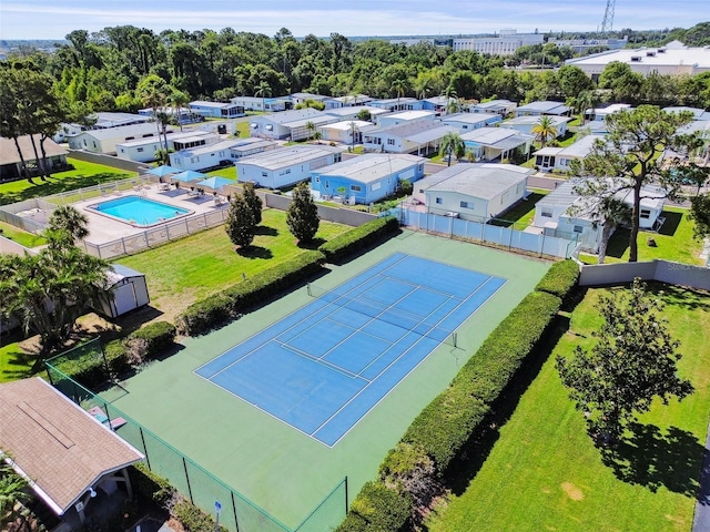 2131 Ridge Rd S Unit 3, Largo, FL 33778 - aerial view of a pool area