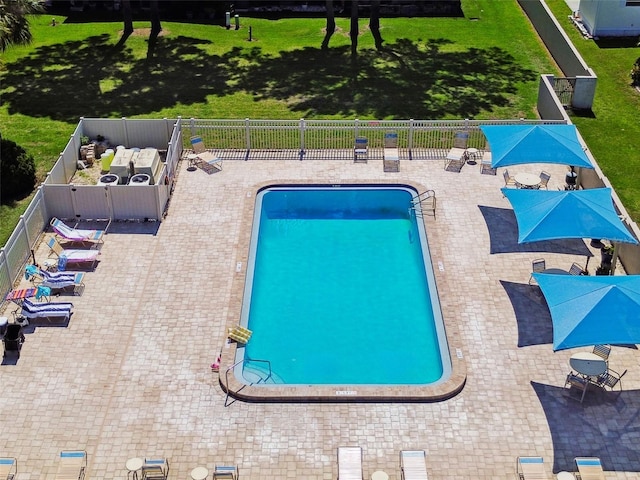 2131 Ridge Rd S Unit 3, Largo, FL 33778 - community pool featuring a patio area