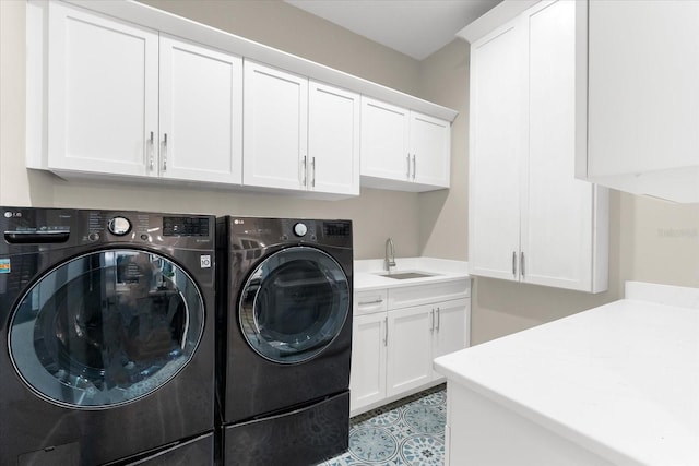 110 Carlyle Dr, Palm Harbor, FL 34683 - laundry area with washer and clothes dryer and cabinet space