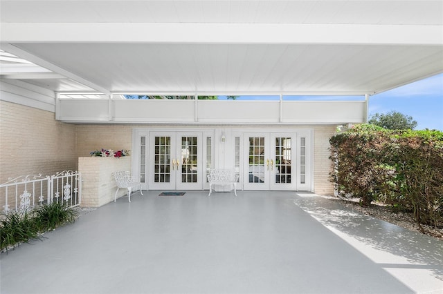 2110 Reaney Rd, Lakeland, FL 33803 - view of patio / terrace featuring french doors
