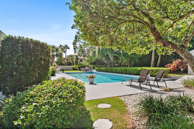 2110 Reaney Rd, Lakeland, FL 33803 - view of swimming pool with a patio
