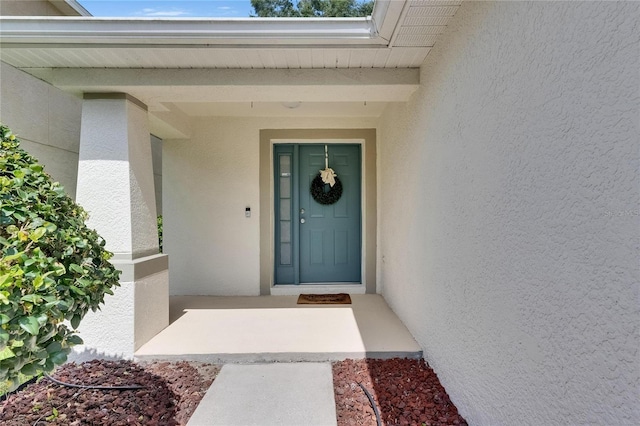 11728 Crest Creek Dr, Riverview, FL 33569 - property entrance with stucco siding