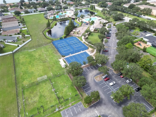 11728 Crest Creek Dr, Riverview, FL 33569 - aerial view of a pool and a large body of water