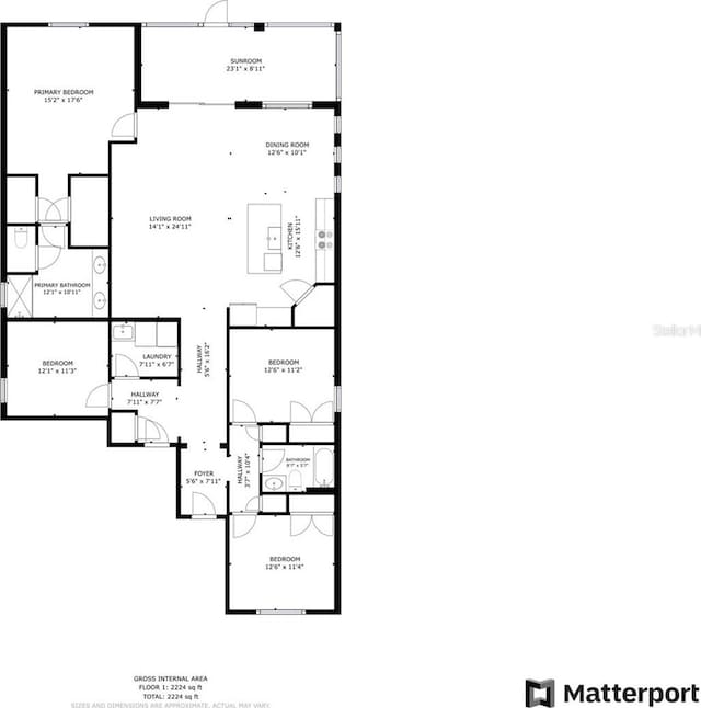 32825 Sand Creek Dr, Wesley Chapel, FL 33543 - floor plan / room layout