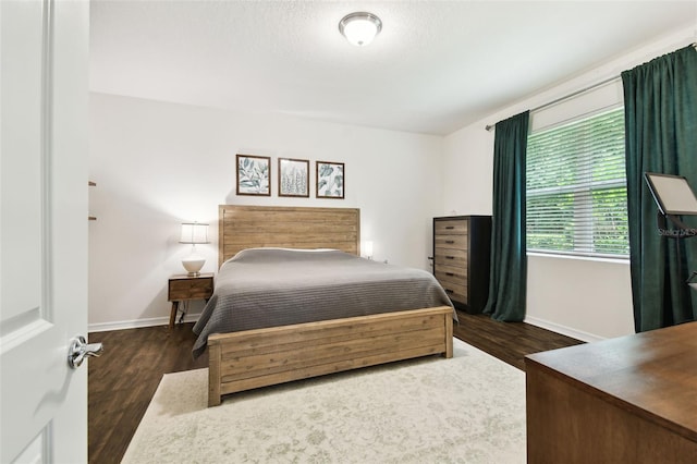 32825 Sand Creek Dr, Wesley Chapel, FL 33543 - bedroom featuring dark wood-style flooring and baseboards