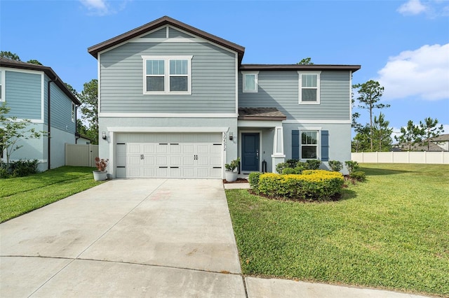 30572 Thunderbird Dr, Wesley Chapel, FL 33545 - traditional-style house featuring an attached garage, driveway, and stucco siding
