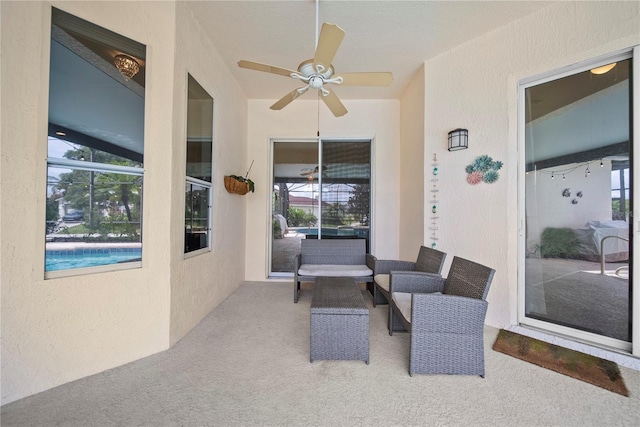 603 Loma Del Sol Dr, Davenport, FL 33896 - view of patio with a ceiling fan