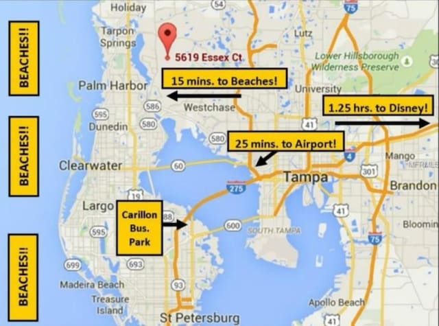 5619 Essex Ct, Palm Harbor, FL 34685 - map / location