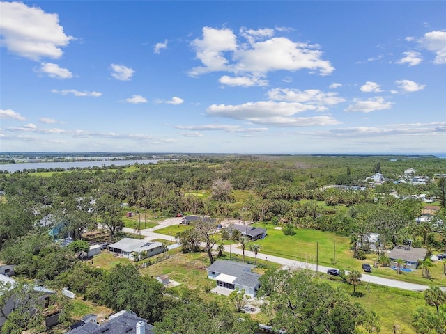 1110 Canal St, Ruskin, FL 33570 - bird's eye view of a nearby body of water and a heavily wooded area