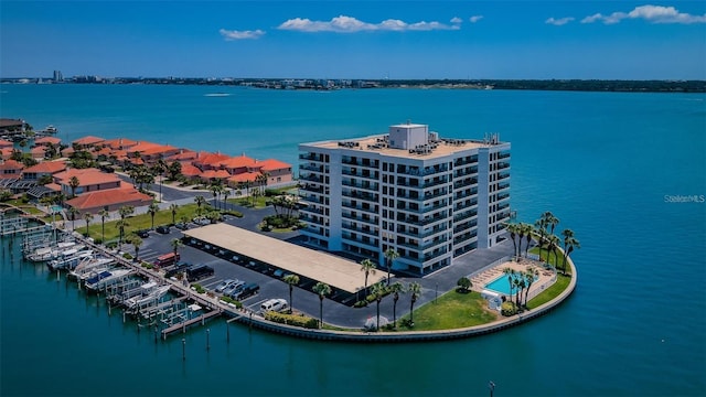 240 Sand Key Estates Dr Unit 222, Clearwater, FL 33767 - drone / aerial view of a large body of water