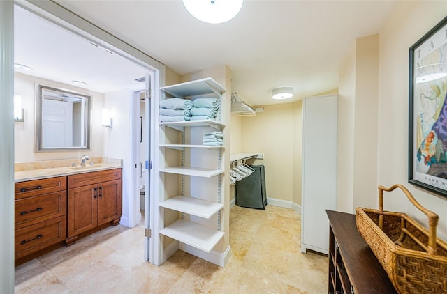 240 Sand Key Estates Dr Unit 222, Clearwater, FL 33767 - spacious closet with a sink