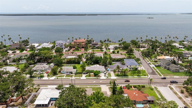 1579 Bayshore Blvd, Dunedin, FL 34698 - aerial perspective of suburban area with a nearby body of water