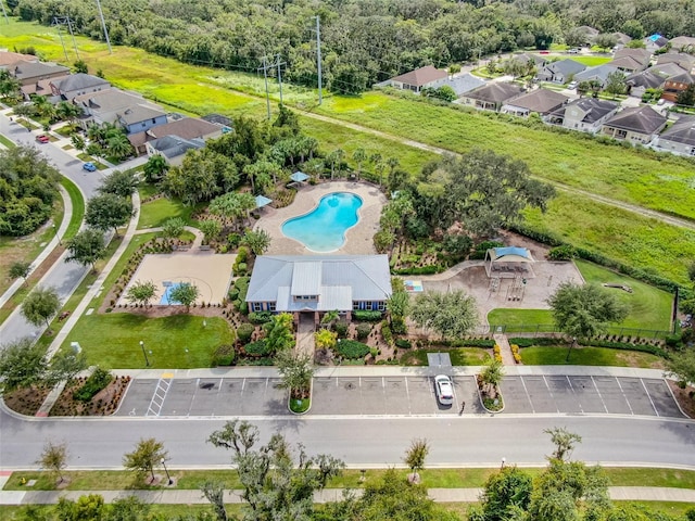 13903 Sage Thrasher Ln, Riverview, FL 33579 - bird's eye view of a pool