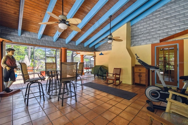 7507 Beasley Rd, Tampa, FL 33615 - view of sunroom