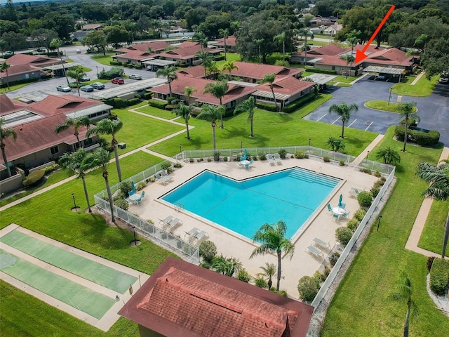 2444 Laurelwood Dr Unit A, Clearwater, FL 33763 - view of pool