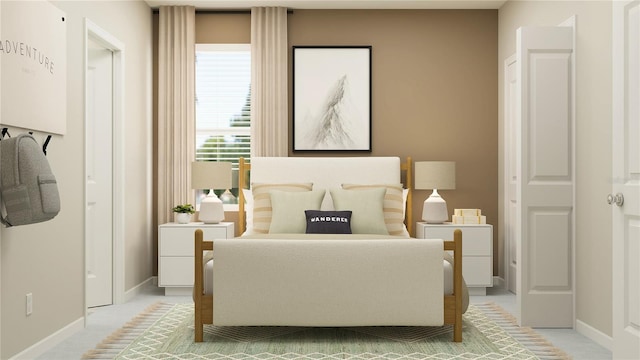 11083 E 65th Ter, Palmetto, FL 34221 - bedroom featuring light carpet and baseboards