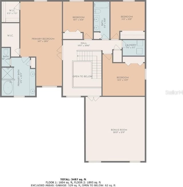 3862 Tristram Loop, Land O Lakes, FL 34638 - property floor plan