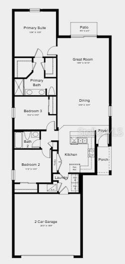 12469 Gust Ct, Hudson, FL 34669 - home floor plan