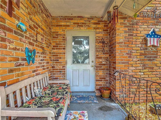 11912 Mcmullen Loop, Riverview, FL 33569 - property entrance with brick siding and covered porch