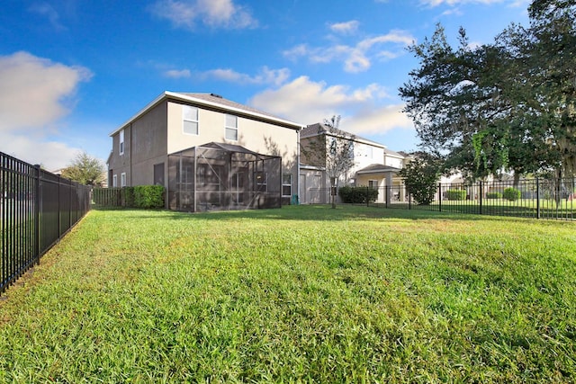 16016 Persimmon Grove Dr, Lithia, FL 33547 - rear view of house with stucco siding
