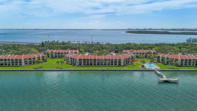 7520 Sunshine Skyway Ln S Unit 109, Saint Petersburg, FL 33711 - drone / aerial view of a nearby body of water