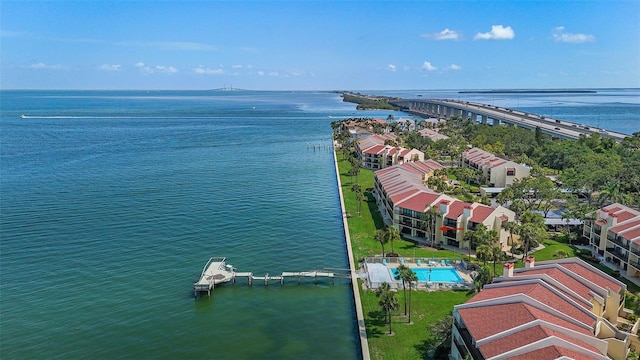7520 Sunshine Skyway Ln S Unit 109, Saint Petersburg, FL 33711 - aerial view of a large body of water and a notable bridge